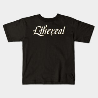 lettering Ethereal Kids T-Shirt